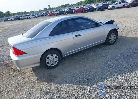 2005 Honda Civic Vp из США, поврежденный, VIN 1HGEM22155L038116